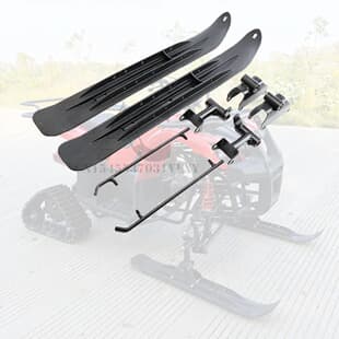 Dirt Bike Accessories Mini ATV Modification Snowmobile Track Kit Front Wheel Ski Snowboard Set
