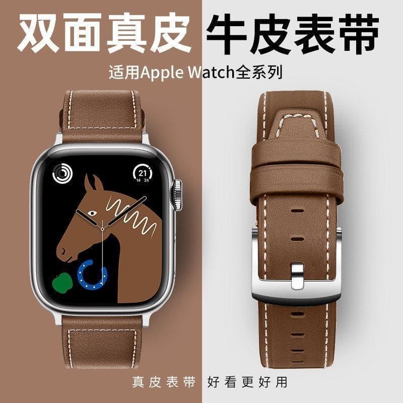 Compatible with OPPO Watch S/X2 Strap Pin Buckle Leather Band for Watch 3/4 Pro/Watch 2/3/SE Wristband