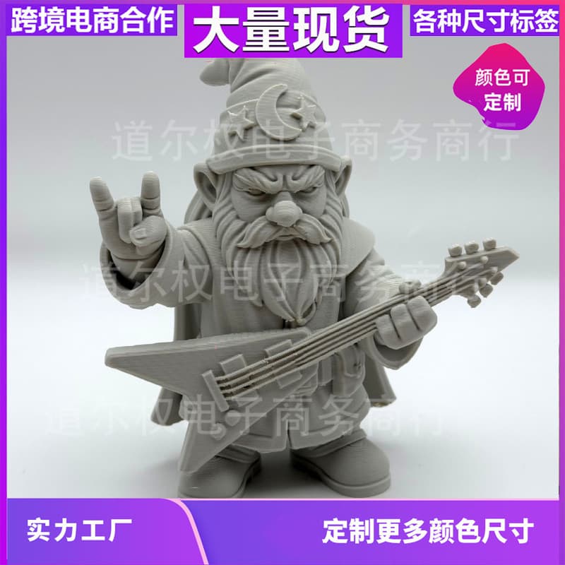 Amazon Cross-border 3D Best-selling Print Riffcaster Garden Gnome for Home Office Desk Decoration