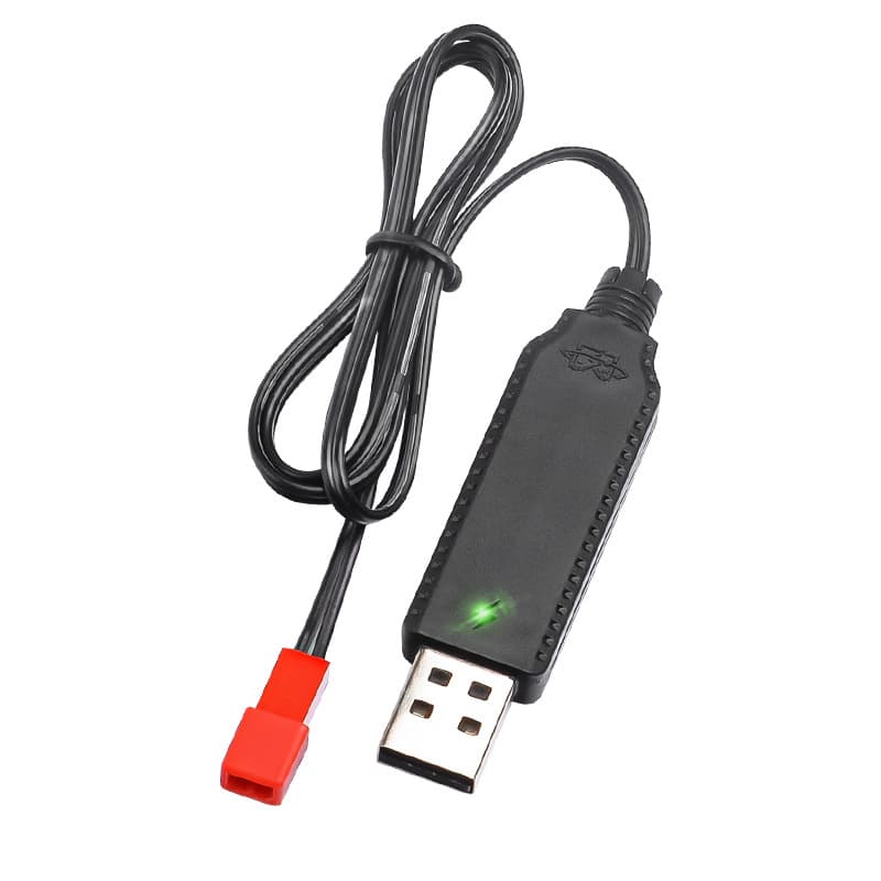 3.7 SM Green Light Charging Cable JST Air to Air XH2.54 PH2.0 2.0mm 5.5mm Various