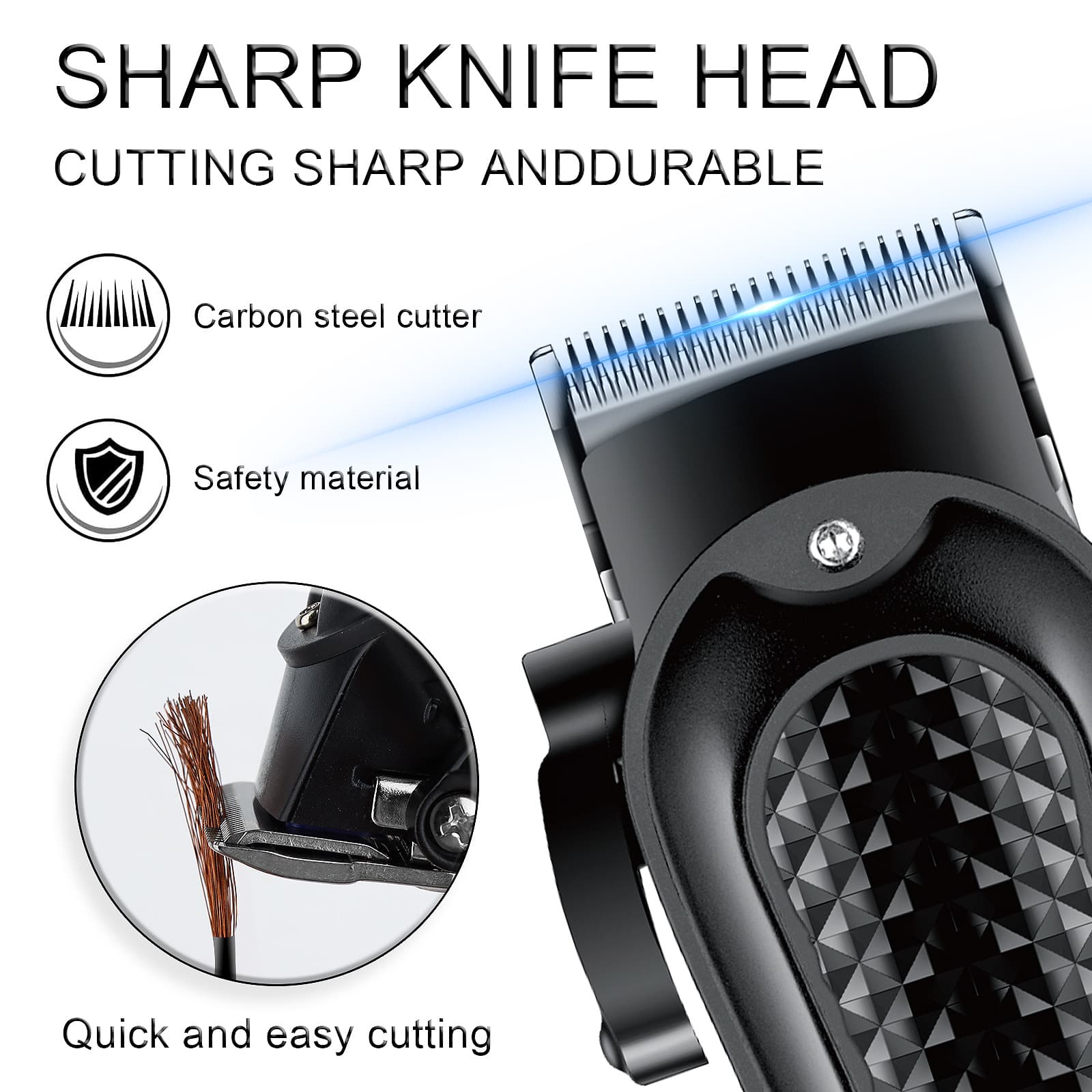Hair Clipper Cross-Border Electric Trimmer Set, Electric Shaver, Bald Head Clipper, Home Men's Haircut Tool
