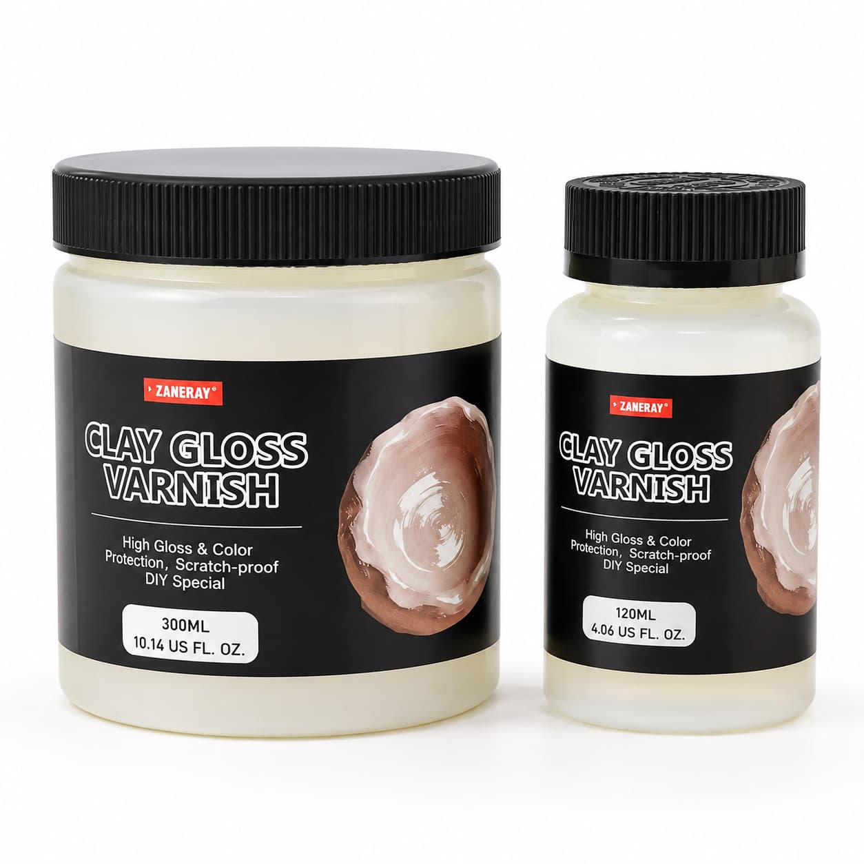 Cross-border clay gloss varnish sealant pottery clay brightening varnish brightener waterproof and crack-proof soft pottery varnish