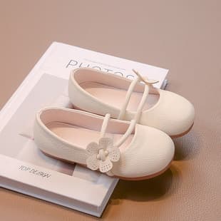 Girls' Shoes Spring and Fall 2024 New Style Children's Soft Sole Princess Shoes for Toddlers and Older Kids Summer Fashion Leather Shoes