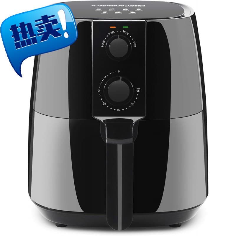 Elite Gourmet EAF4617 Electric Digital Hot Air Fryer, 1350W