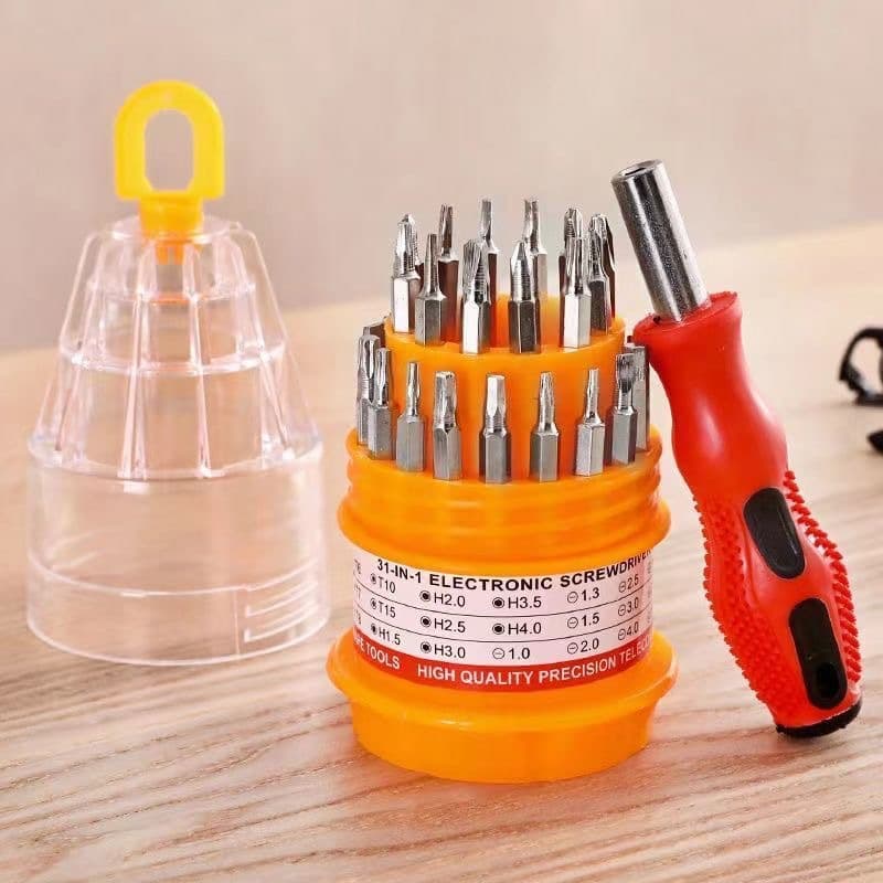 Mobile Phone, Computer & Telecom Repair Disassembly Tool 31-in-1 Combination Screwdriver Set