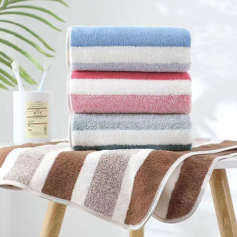Cross-Border 2025 Bath Towel Set Super Soft Wholesale New Coral Fleece Towel Absorbent Non-Shedding Wrap