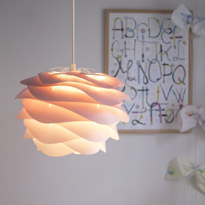 Nordic Internet celebrity ins bud chandelier bedroom simple dining room living room bedside lamp creative rose pinecone chandelier