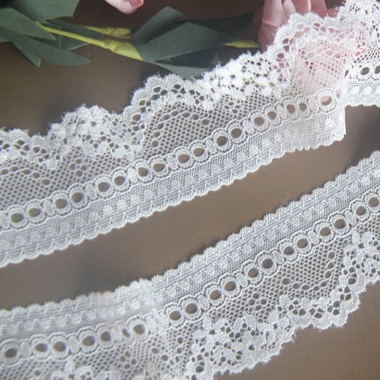 Wholesale spot handmade DIY clothing accessories, lace embroidery/Taiwanese lace, mesh embroidery lace, 5cm wide