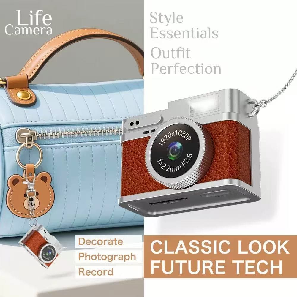Hot HD Mini Digital Camera, Trendy Student Pendant, Shooting Video Thumb Camera, Children's Small Camera