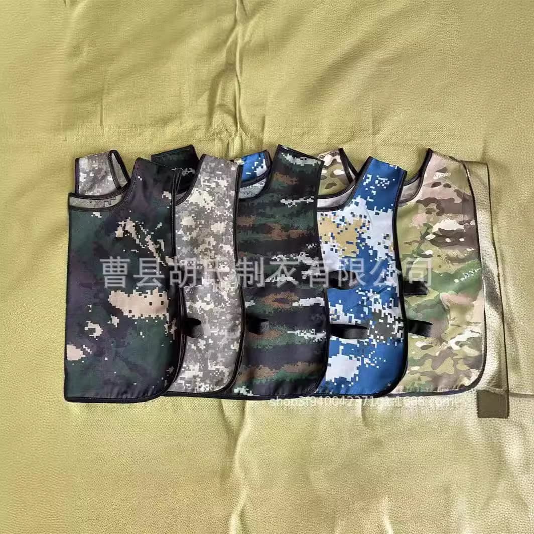 Children's camouflage vests, student combat team uniforms, summer camp military training clothing, outdoor activities camouflage vest wholesale.