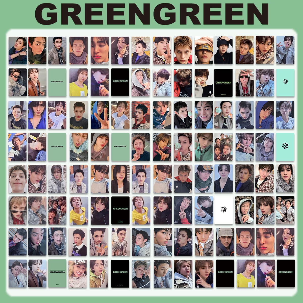 CORTIS Album GREENGREEN Peripheral Special Card Xiaoka Roasted Hoof Tower Shop wvs Xiaoka