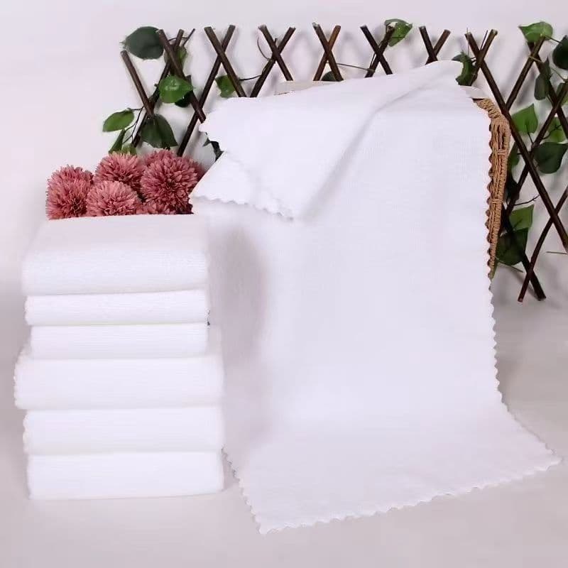 Manufacturer wholesale of lace white hotel bath towels that are lint-free and colorfast