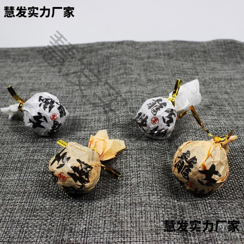 Standard Dragon Ball Cotton Paper Gold Silk Cotton Silver Silk Cotton Wrapping Paper Tea Packaging Ancient Tree Dragon Ball Single Piece Cotton Paper