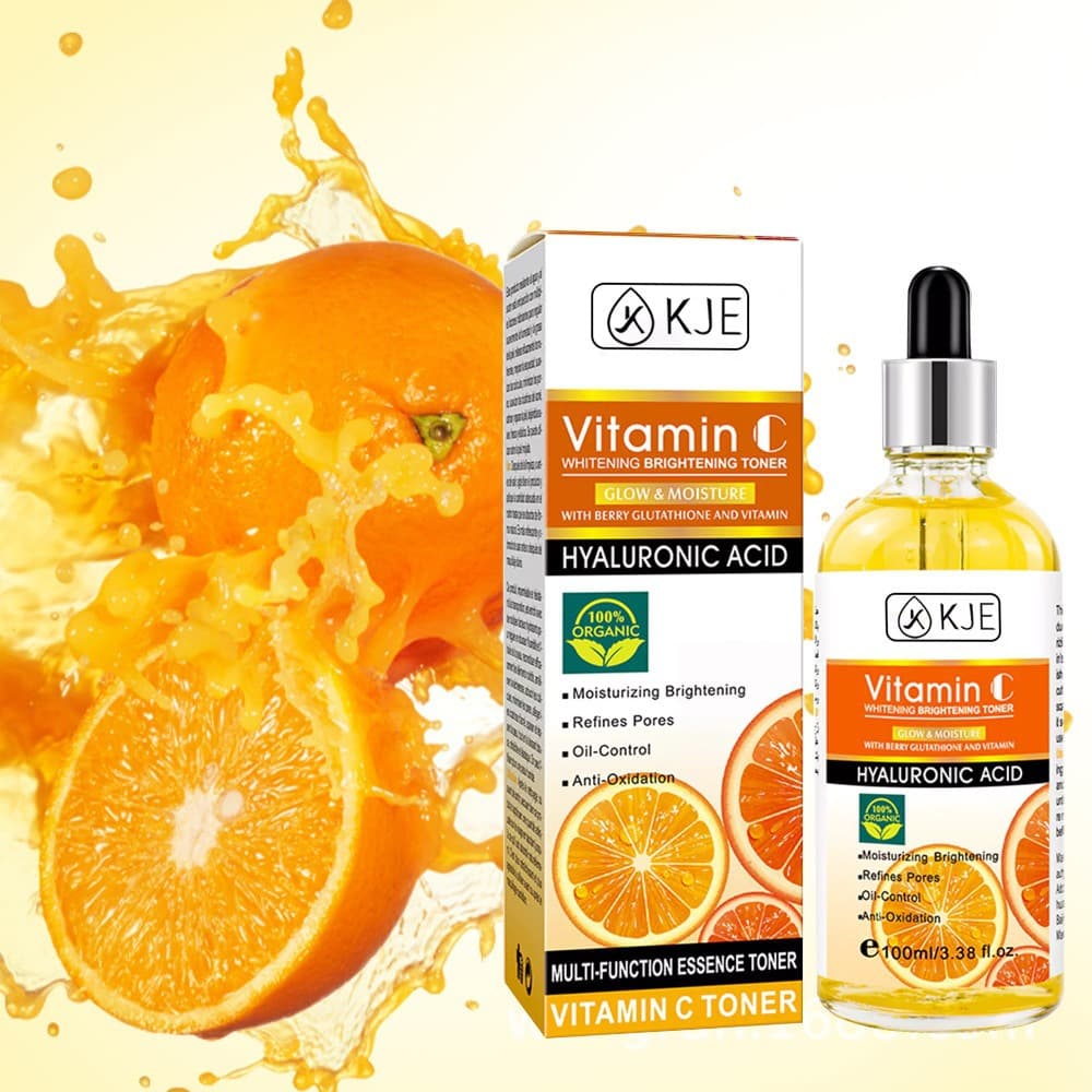 Vitamin C Brightening Serum for Export, Hyaluronic Acid Moisturizing Brightening Essence, Cross-border Hot-selling Skincare Serum