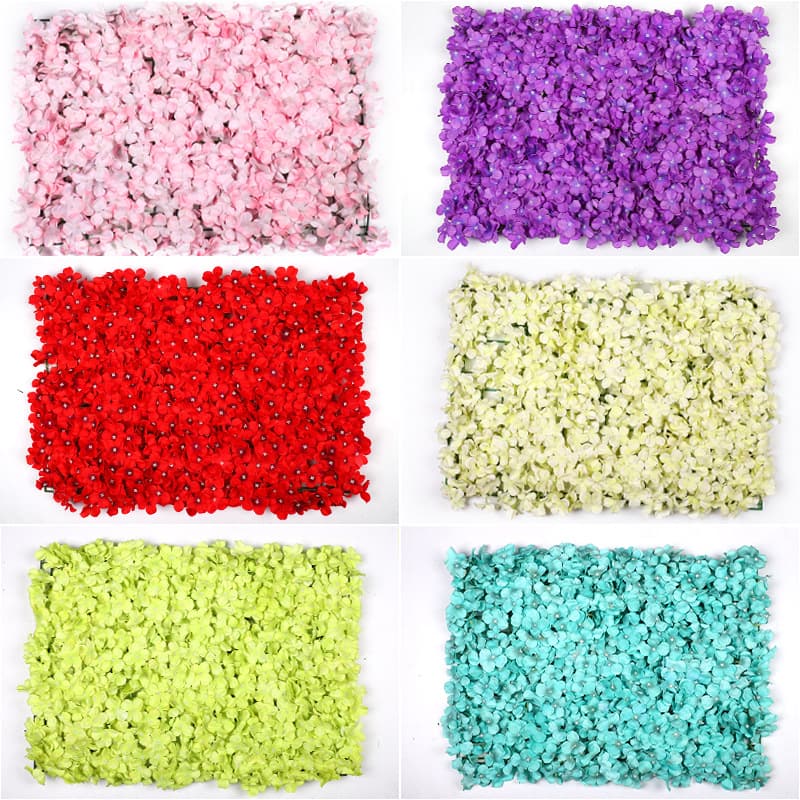 Artificial Flower Wall Background, Trendy Wall, Fake Flower Wall Decoration for Indoor Wedding Rose Creative Silk Flowers