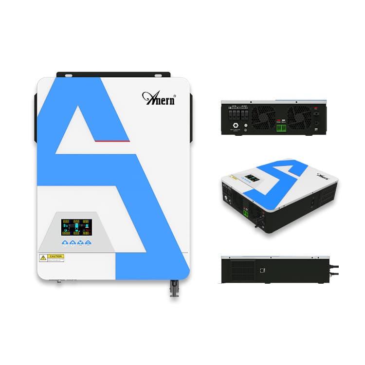 Anern Off-Grid Hybrid Solar Inverter 6.2KW Sine Wave Inverter Home Power Generation System