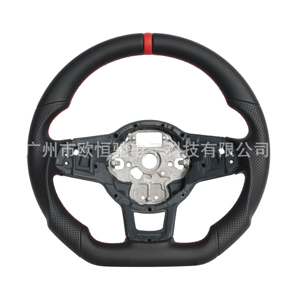 US warehouse direct shipping, suitable for Volkswagen Golf GTI 2015 model, full leather car steering wheel modification upgrade part