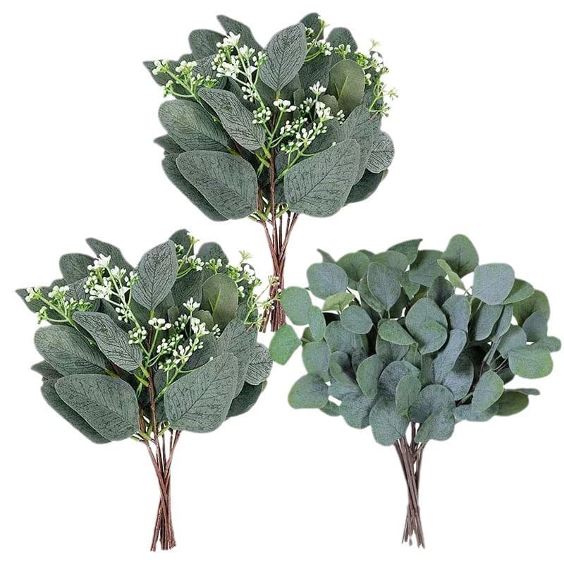 Desktop Potted Plant Artificial Greenery Simulation Flowers Tin Milk Jug Bonsai Decoration Plastic Fake Flowers High Simulation