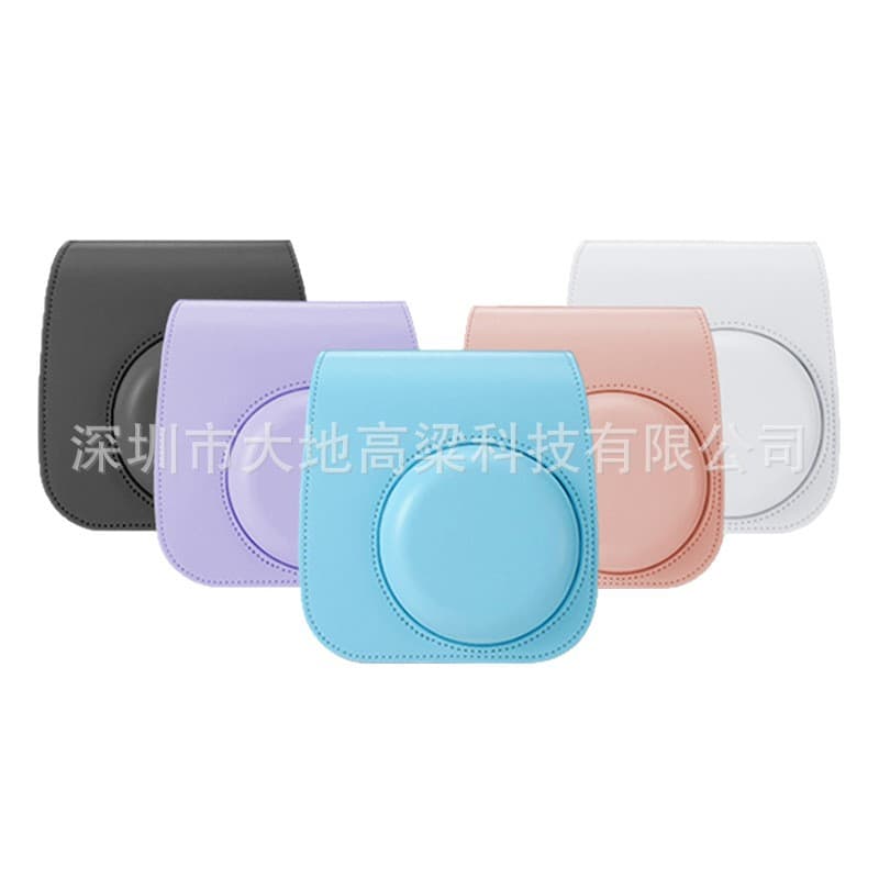 Instax Mini 11 Storage Bag Camera Case Shoulder Strap Protective Cover PU Leather Camera Pouch