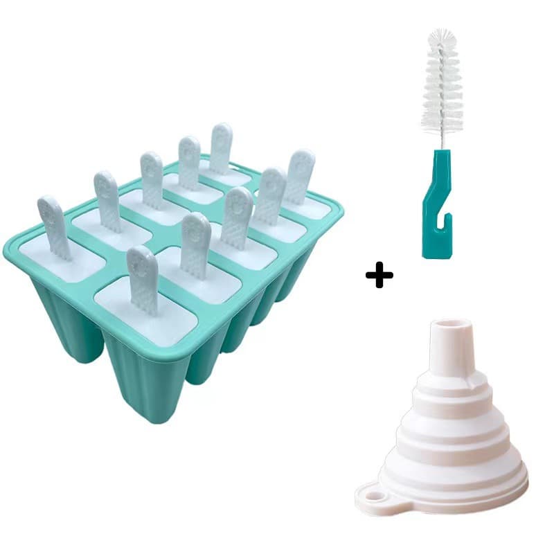 Factory Direct Silicone Ice Pop Mold 12-Cavity 10-Cavity 6-Cavity 4-Cavity Silicone Ice Cube Tray Home DIY Creative Wholesale