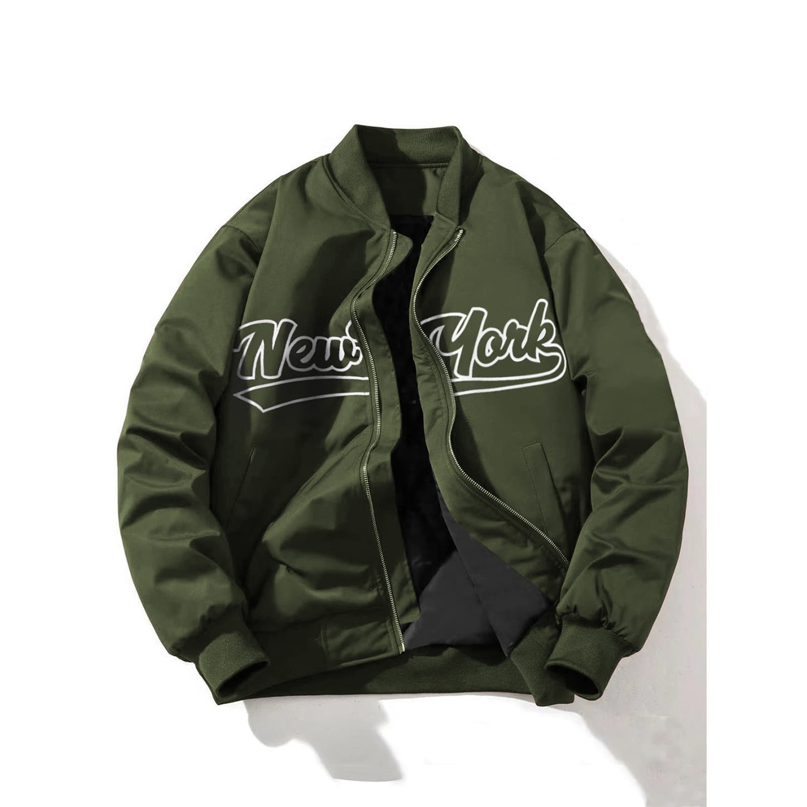 Spring/Autumn Men's Cross-Border Outdoor Sports Casual Trendy Versatile Windbreaker Baseball Collar Cargo Top Printed Jacket