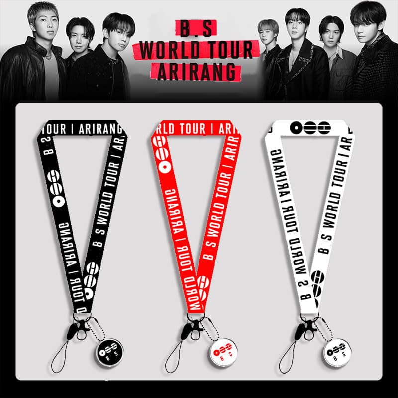 BTS 'ARIRANG' Phone Strap Concert Merchandise Accessory Lanyard Jungkook Merch