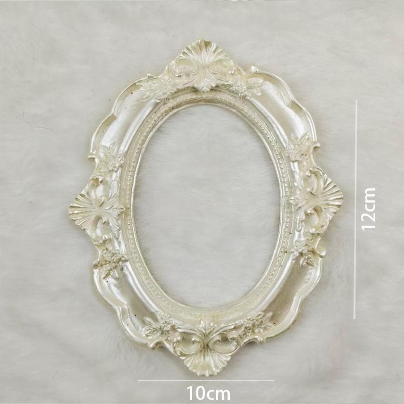 New Christmas Decoration Accessories European Vintage 3D Photo Frame Solid Color Ornament Hanging Christmas Style