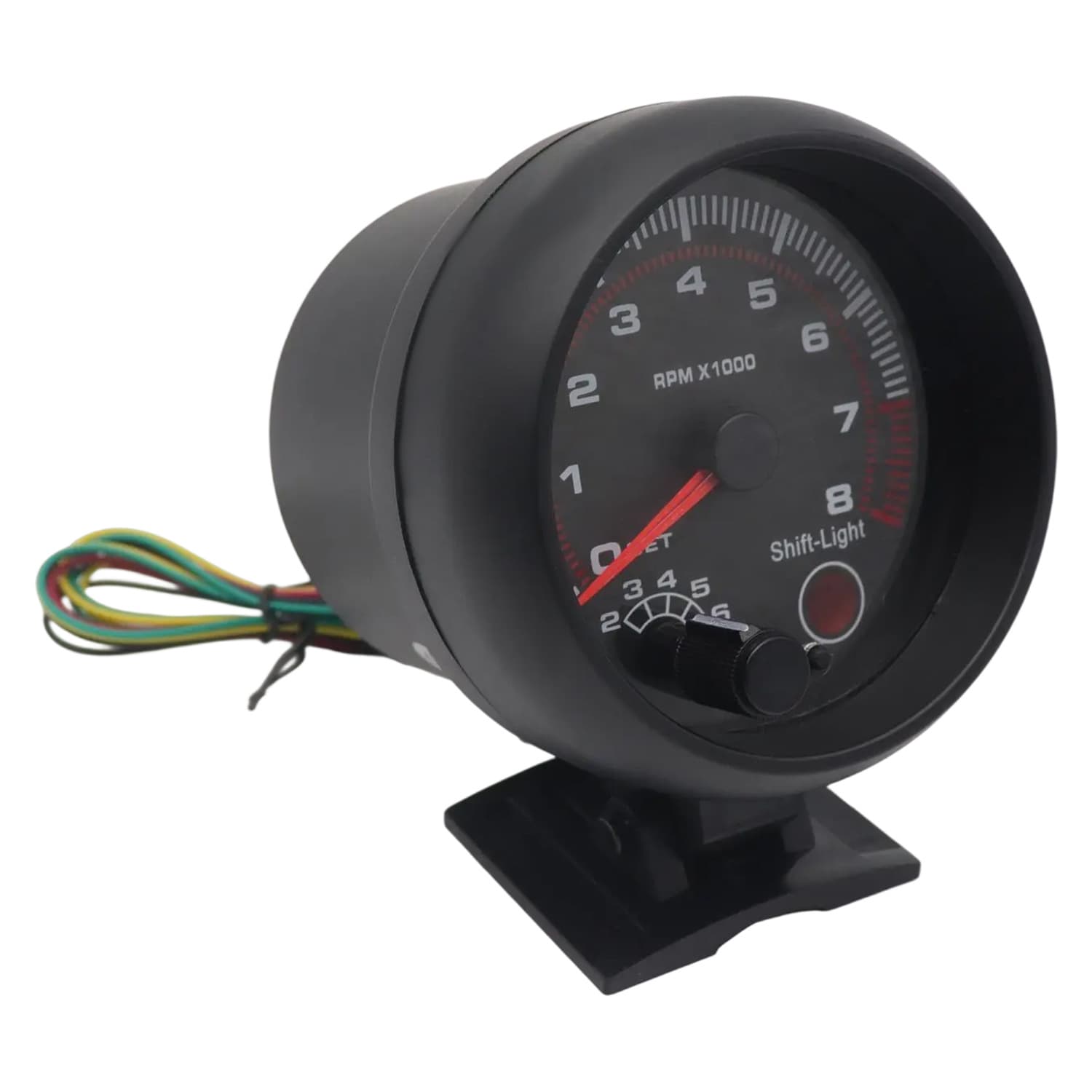Cross-border 3.75" Black-Faced Tachometer for Car Modification, Tachometers for 12V Racing Car Modifications
