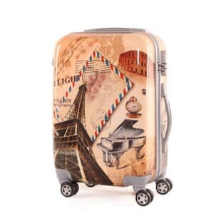Patterned luggage gift suitcase gift box password travel carry-on suitcase universal wheel manufacturer wholesale for export