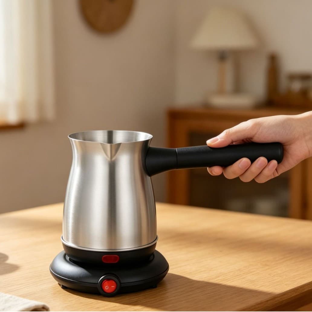 Detachable Handle Coffee Kettle Smart Temperature Control Anti-Overflow Electric Coffee Kettle Machine Stainless Steel Gooseneck Kettle