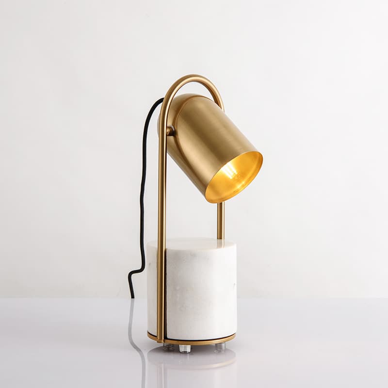 Nordic Modern Simple Designer Villa Model Room Bedroom Bedside Study Desk Marble Decorative Table Lamp