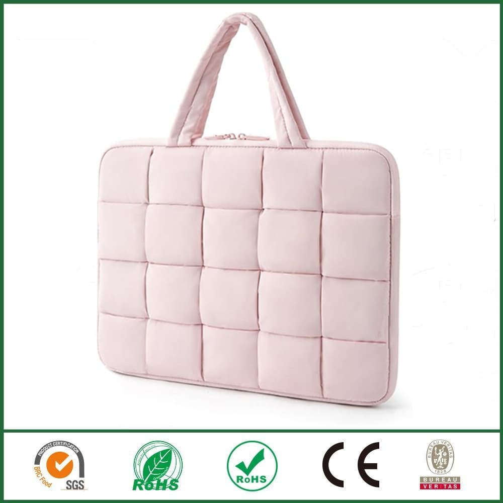 Laptop Bag Fluffy Laptop Sleeve with Handle Compatible with MacBook Women's Laptop