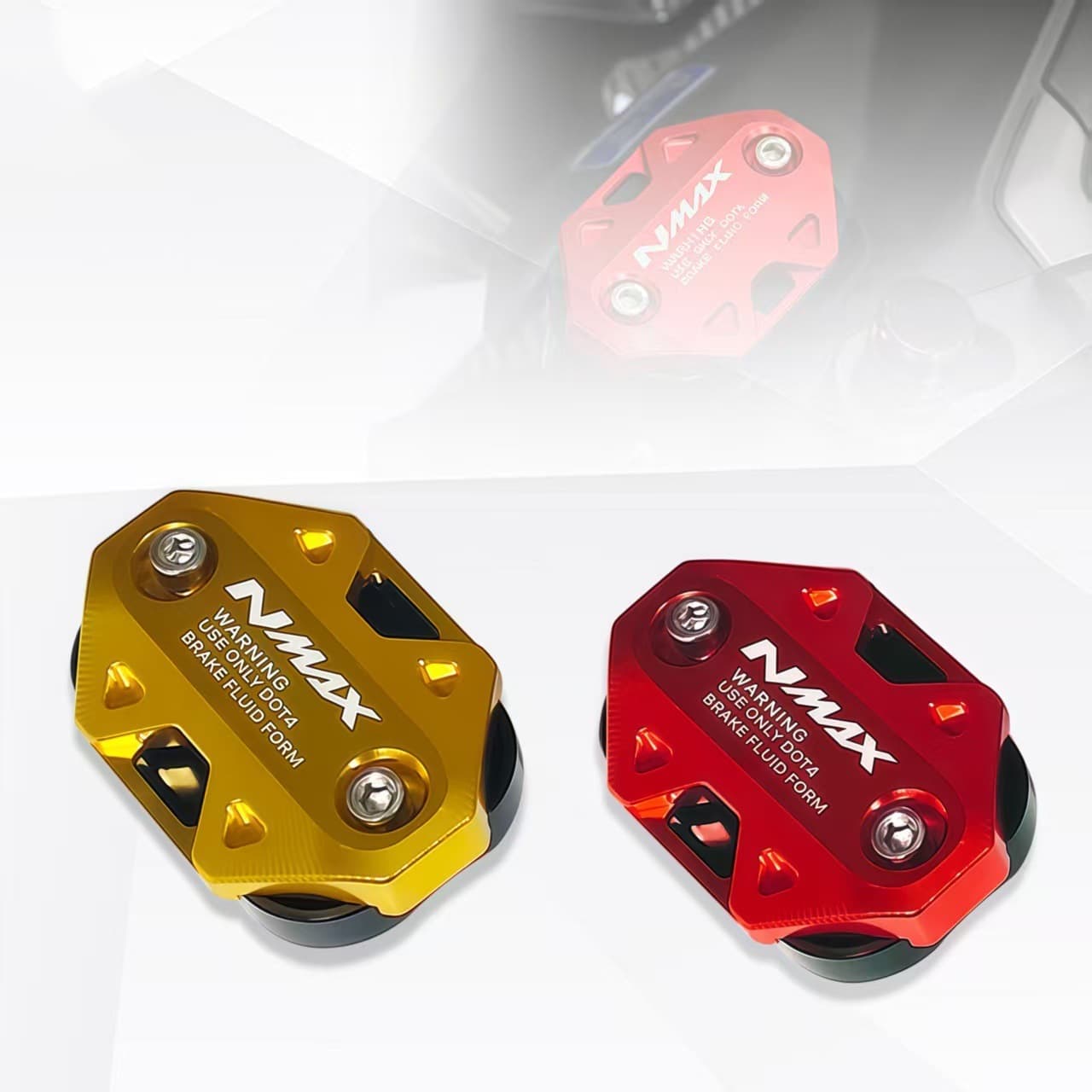 Motorcycle modified disc brake upper pump cover brake CNC aluminum alloy oil bottle cover suitable for Yamaha NMAX 155