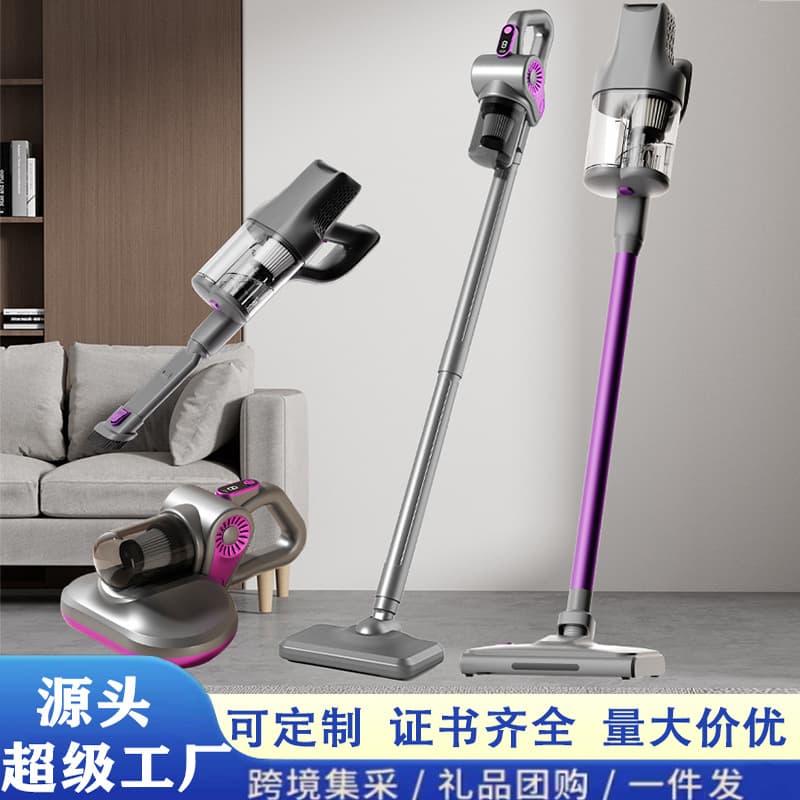 Cross-border vehicle-mounted wireless handheld vacuum cleaner multi-functional household vacuum cleaner large suction mite remover mopping dust collector