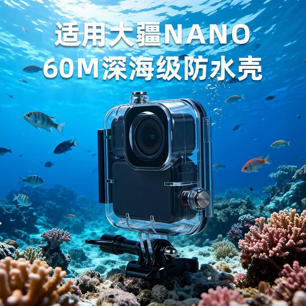 DJI Osmo Nano Camera Waterproof Housing Thumb Action Camera Diving Protective Case Professional Waterproof 60m
