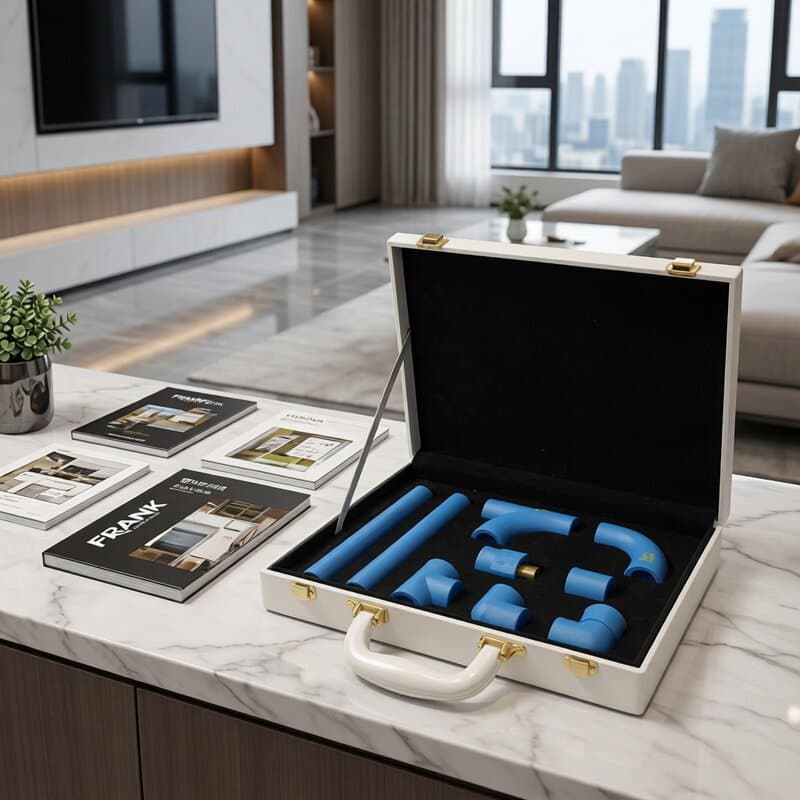 Valve Pipe Sample Box Display Box Home Sewer Tool Box Pipe Repair Sample Box Storage