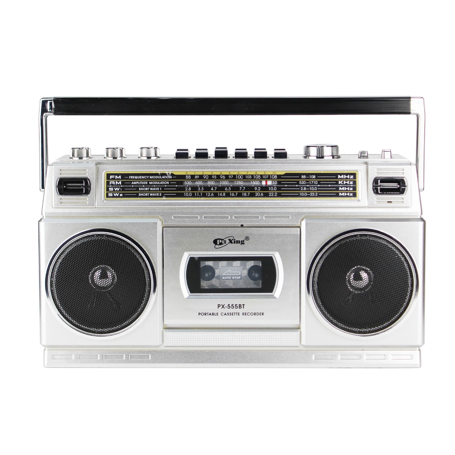 Cross-Border Bluetooth Multi-Band Radio FM Senior Multi-Function Cassette Player Dual-Speaker Desktop Recorder