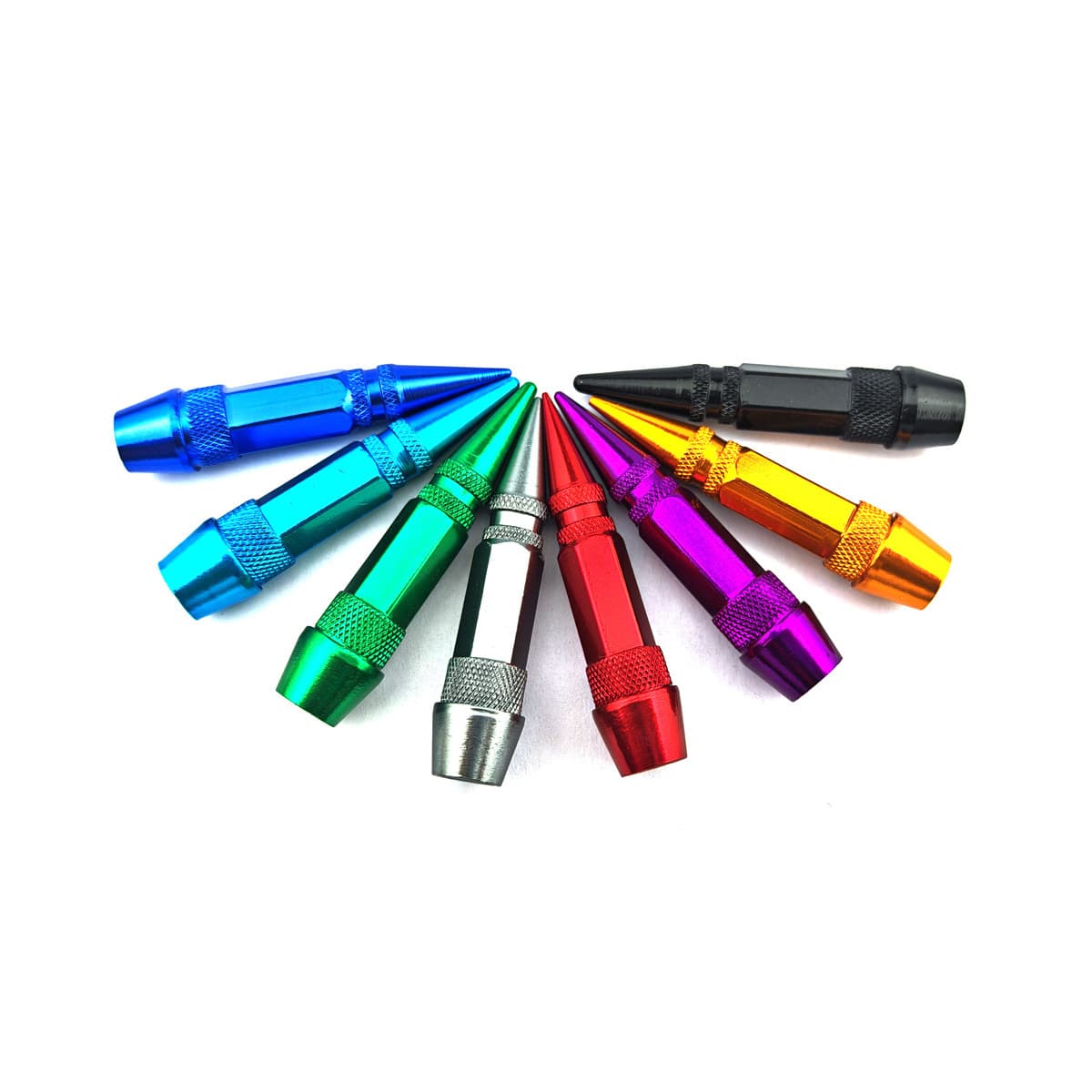 Car Tire Pointed Valve Stem Cap Auto Parts Bullet Valve Core 60mm Tire Valve Cap