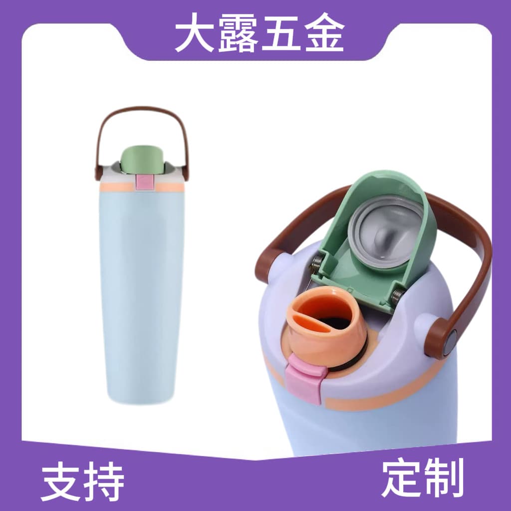 Cross-border hot selling portable 30oz large capacity double drink outdoor sports water bottle 304 stainless steel thermos cup fruit set