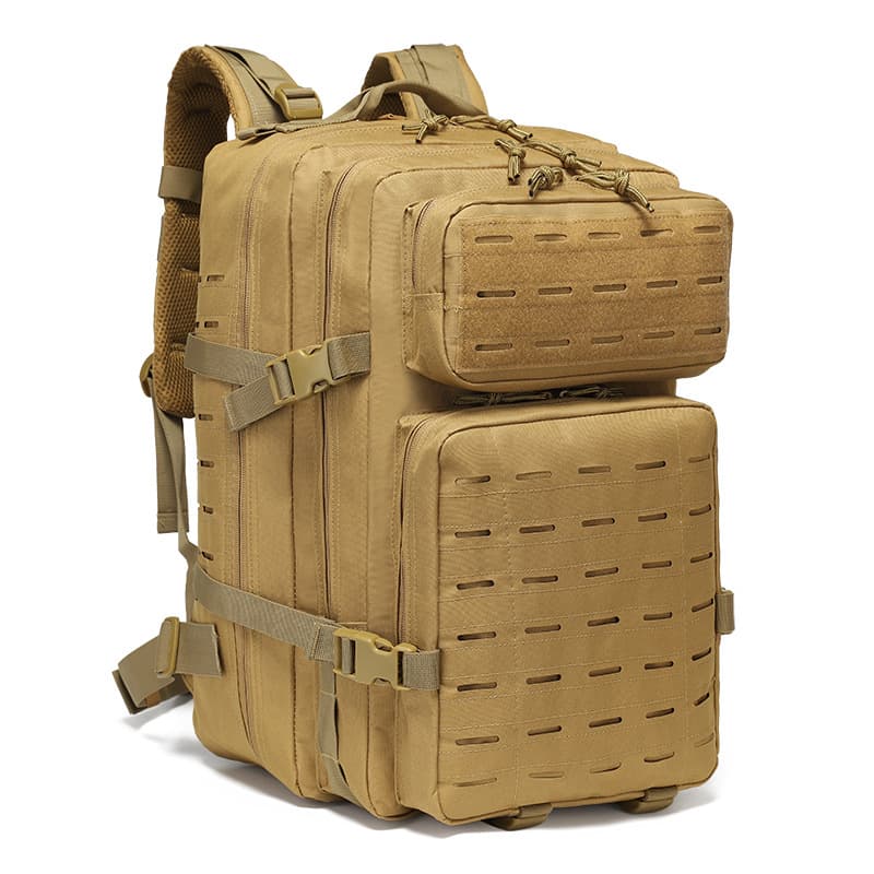 Outdoor Sports Backpack Large Capacity Travel Commuting Dual-Shoulder Laser Backpack Multi-Functional Wear Resistant Expandable Storage