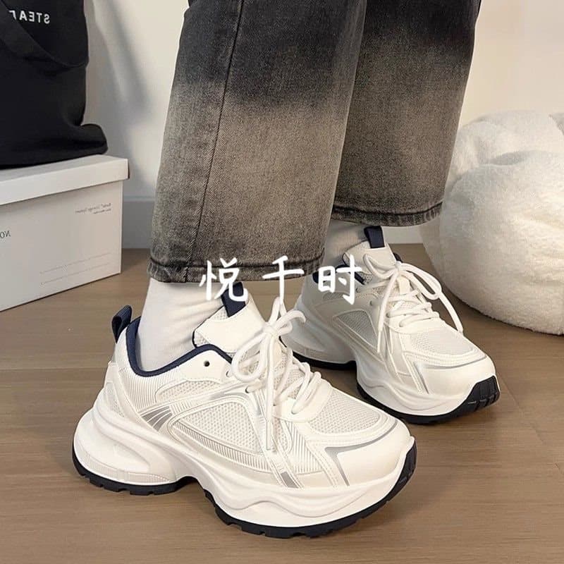 Women's 2024 New Summer Breathable Mesh Lightweight Dad Sneakers Women's Sports Casual Shoes Couple Shoes