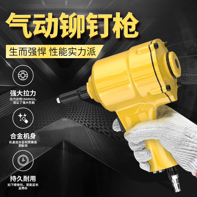 Pneumatic Rivet Gun Rivet Gun Aluminum Alloy Aluminum Rivet Blind Rivet Gun Self-Sucking Rivet Pliers Gun-Type Rivet Machine