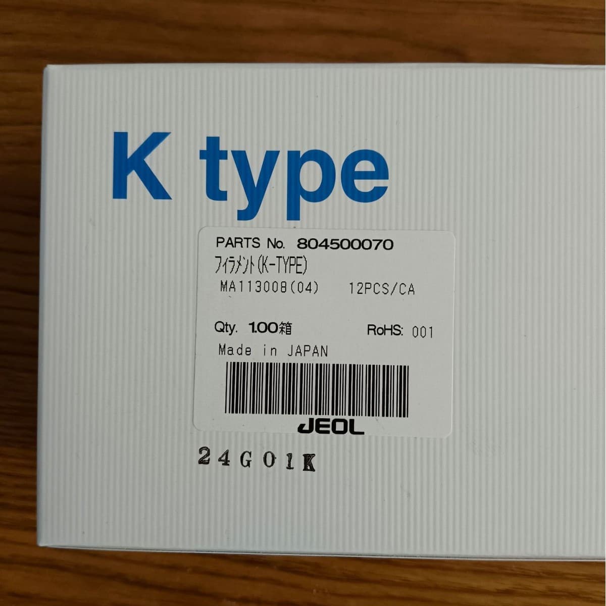 JEOL Scanning Electron Microscope Filament MA113008