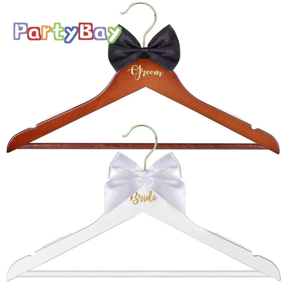 PARTYBAY Cross-border Shein Amazon Temu Bride and Groom Wedding Hanger Marriage Party Gathering Dress