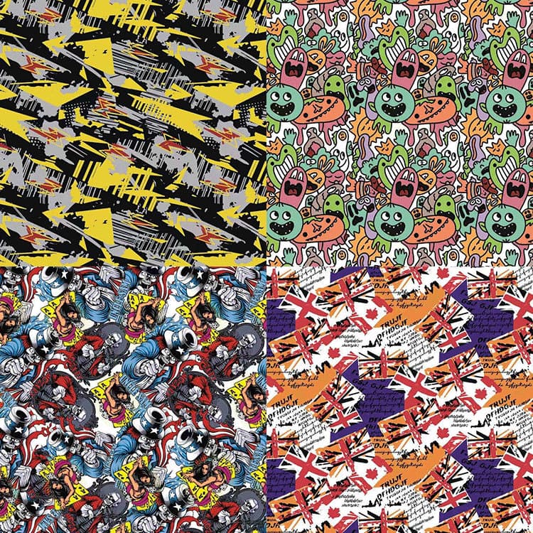 Water transfer film graffiti design pattern/water coating film/water transfer film cartoon/water coating film material wholesale