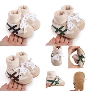 Jiamile Winter Infant Walking Shoes for 0-1 Year Old, Newborn Shoes, Warm Fleece-Lined Baby Shoes