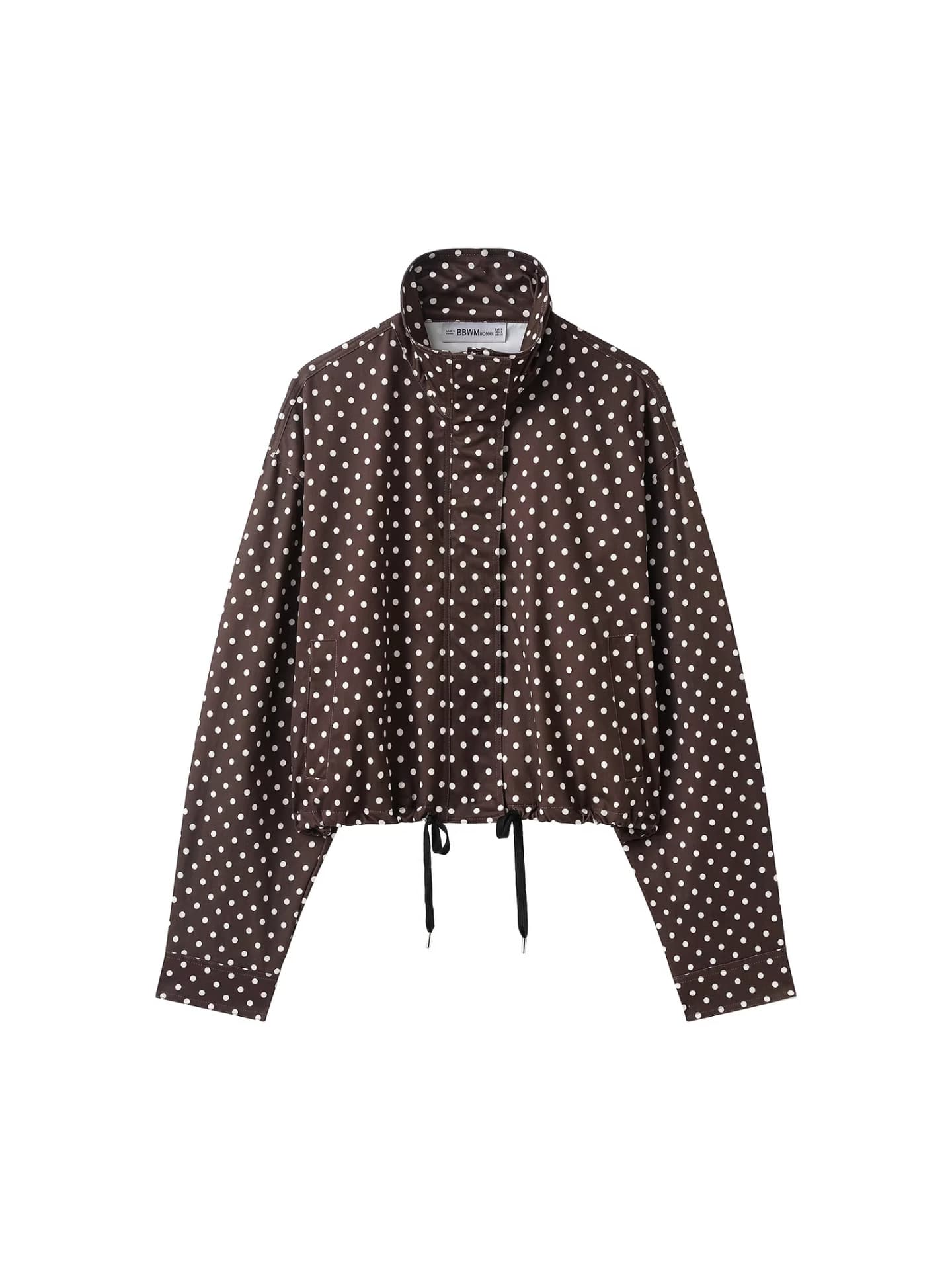 2026 Women's New European and American Style Fashion Versatile Polka Dot Seersucker High-End Coat Stock Wholesale