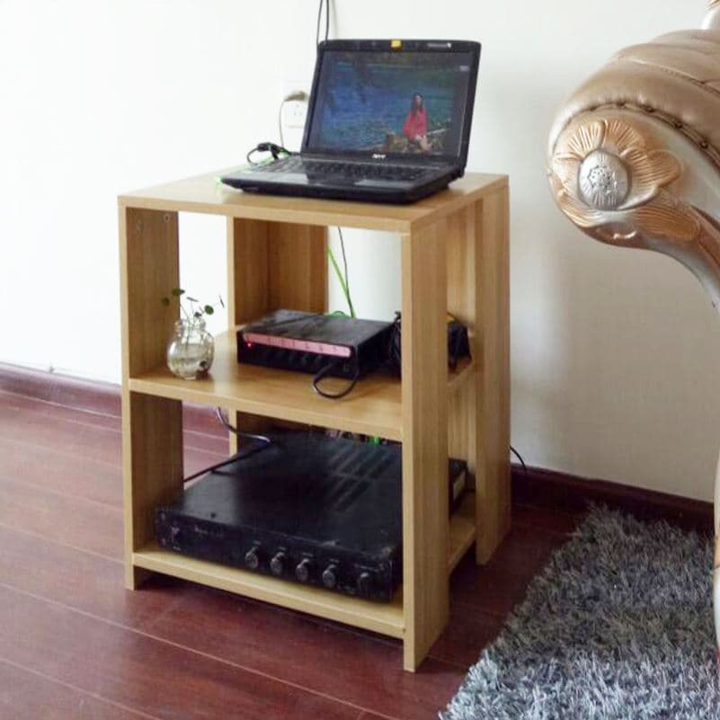 Amplifier Cabinet for Living Room Audio Equipment with Mobile Tube Amp Stand