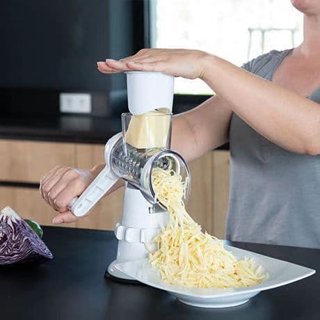 Multifunctional Hand-Crank Vegetable Slicer 2nd Gen, Rotary Cutter, Potato Slicer, Kitchen Tool