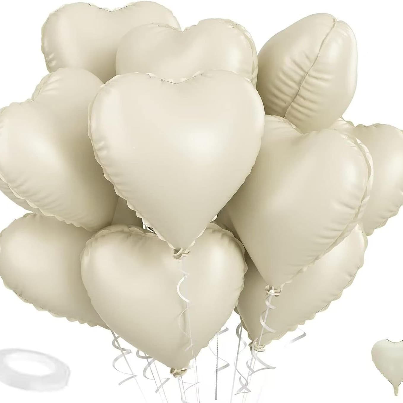 Cross-border Source 12PC Heart Balloons Birthday Valentine's Day Party Decoration Love Aluminum Foil Balloons